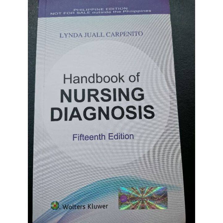 The New 2022 ۩ ♛HANDBOOK OF NURSING DIAGNOSIS 15TH EDITION BY LYNDA ...