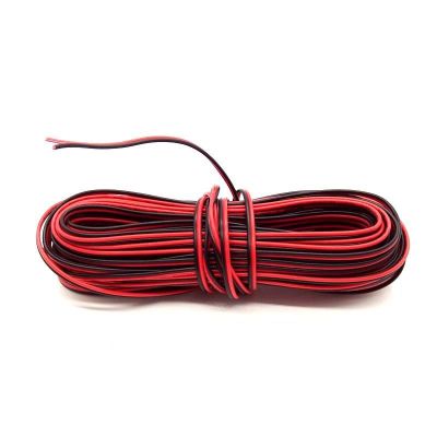 【CW】™✼  2pin Wire 10M 100M Electric 22AWG 12V/24V Extension Cable Cord 2 Stranded Tinned for Strip