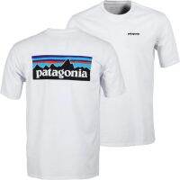 เสื้อยืดผู้ชาย เสื้อยืด Patagonia P-6 Tees ผ้าหนานุ่ม ไม่หดไม่ย้วย