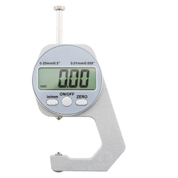 Digital Display Thickness Gauge Electronic LCD Micrometer Metric Wall ...