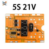 แผงวงจรป้องกันแบตเตอรี่ลิเธียม Ziqqucu BMS 5S 21V 18650 V บอร์ดชาร์จแบตเตอรี่ลิเธียมเครื่องชาร์จแบตเตอรี่พีซีบีแผงป้องกัน