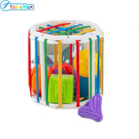 Baby Sensory Toys Colorful Shape Cube Bin Sorting Game Motor Skill Training Toys For Children Birthday Gifts