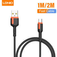 LDNIO 1M/2M 2.4A Fast Charge Cable Sync Data Cable เข้ากันได้กับ IPhone