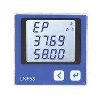 LNF53 Digital LCD แสดงผลเครื่องวัดพลังงานอัจฉริยะอเนกประสงค์สามเฟส