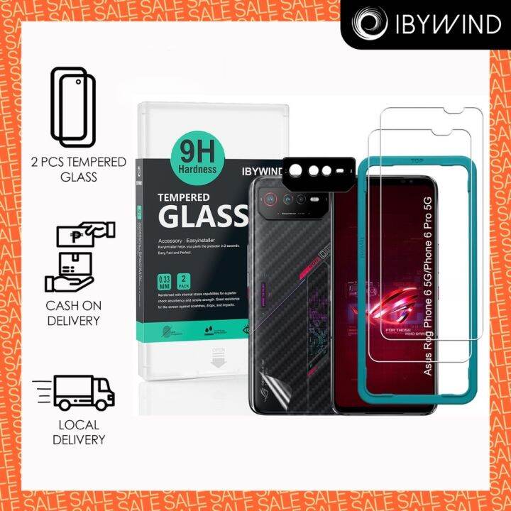 Ibywind Asus Rog Phone 6 5G / Phone 6 Pro 5G [2PCS Pack] Tempered Glass