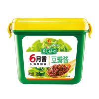 toy2 เครื่องปรุงอาหารคลีน B18ซอสถั่วเต้าซี่ (六月香豆瓣酱)  ขนาด 300g ซอสสำหรับปรุงบะหมี่ หรือเป็นส่วนผสมหลักของอาหาร เพื่อให้รสชาติอาหารอร่อยกลมกล่อม เครื่องปรุงคีโต เครื่องปรุงเด็ก