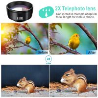 LIULIU new universal mobile phone lens wide-angle macro fisheye lens 7-in-1 external camera close-up lensTH