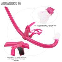 Aquarius316 อุปกรณ์ดำน้ำติดหน้าว่ายน้ำพร้อมปากเป่าซิลิโคน Swim Training Breath Gear