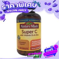 Fast and Free shipping ?? Expired 01/24??super C with Vitamin D3 &amp; Zinc Naturemade 200 tablets Ship from Bangkok