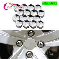 Color My Life 16 Pcs/Set Abs Chrome Wheel Hub Caps Cover Fit for Citroen C3 for Peugeot 208 2008 3008 2012 2013 2014 2015 2016 Nails  Screws Fasteners