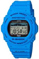 Casio G-Shock นาฬิกาข้อมือผู้ชาย สายเรซิ่น รุ่น  GWX-5700,GWX-5700CS-2 - สีฟ้า