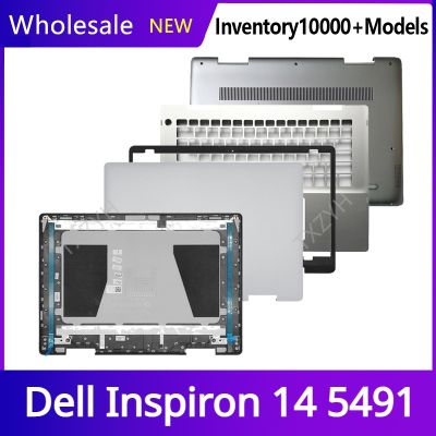 New Original For Dell Inspiron 14 5491 Laptop LCD back cover Front Bezel Hinges Palmrest Bottom Case A B C D Shell Plastic