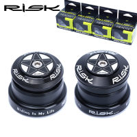 RISK MTB DH Down Hill ชุดหูฟังจักรยาน4449.7มม. อลูมิเนียมอัลลอยด์แบริ่งคู่สำหรับ1.5ส้อมเรียว28.6มม. มาตรฐานส้อมตรง