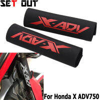 รถจักรยานยนต์ด้านหน้าส้อม Protector โช้คอัพ Guard Wrap Skin ผ้ายืดสำหรับ Honda X ADV750 X ADV 750 XADV750 XADV