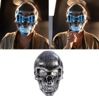 【Lao Zhang Fashion Cosplay】 Máscara De Halloween Para Hombres Y Mujeres Máscara De Calavera Brillante Accesorios De Disfraces De Fiesta De Halloween Máscara De Muerte Aterdora Recuerdo De Fiesta Envío Directo