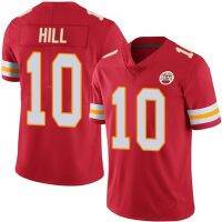 2023 คุณภาพสูง เสื้อกีฬารักบี้ ลายทีมชาติฟุตบอลอเมริกัน Nfl 15 Mahomes 87 10 32