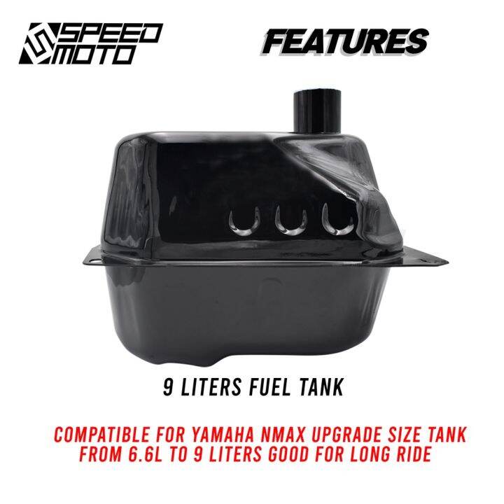 ♦NMAX V1 GAS FUEL TANK UPGRADED 9 LITERS CAPACITY FOR YAMAHA NMAX 2019