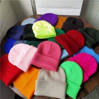 {Hat Shop} หมวกสีทึบถักฮิปฮอปชายสไตล์ฮาราจูกุป่าบางนักเรียนหมวกขนสัตว์ผู้หญิงหมวกเย็นฤดูใบไม้ร่วงและฤดูหนาว