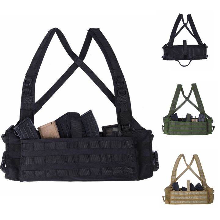 Chest Rig MOLLE Mag Carrier Chest Rigs Tactical Modular Chest Panel Military Molle Vest for