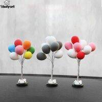 Studyset IN stock Small Balloon Design Clay Car Decoration Colorful Cartoon 3D Decoration