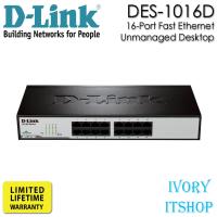 D-Link DES-1016D 16-Port Fast Ethernet Unmanaged Desktop  DES1016D/ivoryitshop