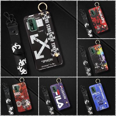 Back Cover Fashion Design Phone Case For Nokia XR21 Lanyard protective Wristband Anti-knock Soft case Dirt-resistant