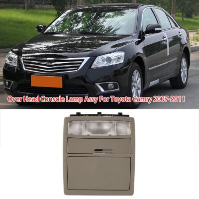 Car Front Reading Light for Toyota Camry Land Cruiser Aurion 2007-2011 Indoor Ceiling Light Assembly Glasses Case