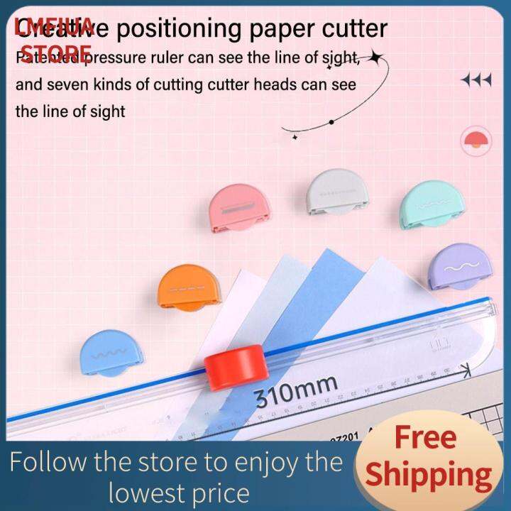 LMFIUA STORE Lightweight Paper Trimmer 7in1 Wtih 7 Types of Edges