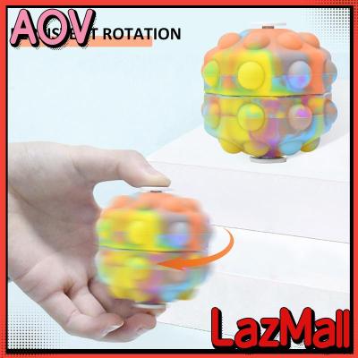 AOV 3 X 2.8in Bubble ซิลิโคน Ball Bpa ฟรี3d Squeeze Ball ความเครียดและความวิตกกังวลบรรเทา Decompression Ball ของเล่นสำหรับเด็กผู้ใหญ่