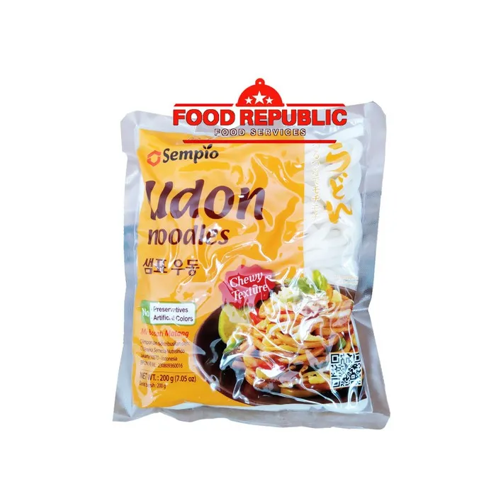 Sempio Fresh Udon Noodle Mie Tebal Mie Udon Segar Instant 200 Gr