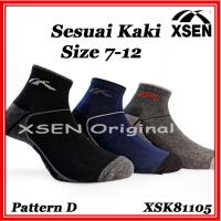 Stokin Tebal Hitam Xsen Stokin Tebal Kerja Thick Bamboo Deodorant Socks Sarung Kaki Anti-bau XSEN XSK81004 &amp; XSK81005