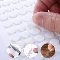 50Pcs/ Sheet 15/50mm Transparent Punch-free Double-sided Tape / Traceless Dispensing For Festival Home Decor Accessories