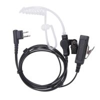 2Pin Covert Tube Earpiece Headset Mic for Way Radios Microphone Earphone Earbud Headphone