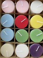 【CW】 Set of 12 Pillar Candles 5x7.5 cm Scented Handpoured WeddingsBirthday other party