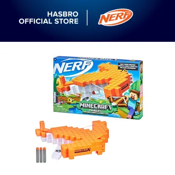 Nerf MicroShots Minecraft Cave Spider Blaster, Includes 2 Nerf Elite Foam  Darts - Nerf