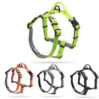 Winhyepet Pet Harness Dog Reflective Light Vest Nylon Outdoor Luxury Dogs Accessories Comfort Chest For Chihuahua Bulldog Puppy Collars