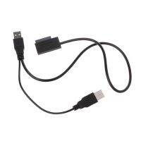 USB สายอะแดปเตอร์ Sata 2.0ถึง7 6 6 13พินสายไฟตัวแปลงสัญญาณsata USB ภายนอก