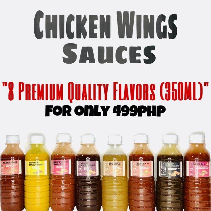 ♨ChickenBuffalo Wings Sauces (FIESTA PACK) 350ML EACH♨ Lazada PH