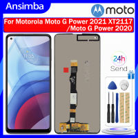 Ansimba หน้าจอ LCD IPS ของแท้สำหรับ Motorola Moto G พลังงาน2020 XT2117/Moto G ชุดดิจิไทเซอร์จอแสดงผล LCD แบบสัมผัสหน้าจอ XT2041DL สำหรับการแสดงผลหน้าจอ2020พลังงาน2021 XT2117 G