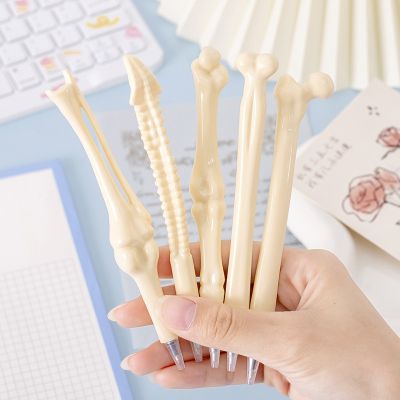 5Pcs Writing Supplies Bone Shape Ballpoint Pens New Creative Gift Home Decoration School Supply Pens