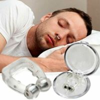 New Clipple Silicone Magnetic Anti Snore Stop Snoring Nose Clip Sleeping Aid US