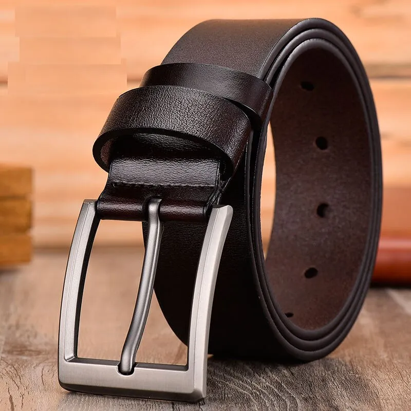 Plus Size 130 140 150 160 170cm Real Genuine Leather Belts for Men
