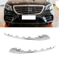 2228857700 Car Front Bumper Left Side Chrome Trim Strip Accessories Parts for Mercedes-Benz W222 S Class 2018 2019 2020