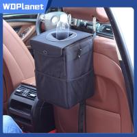 WDPlanet เคสถังขยะในรถน้ำฝุ่นมีฝากล่องสำหรับบูตเบาะนั่ง SUV