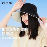 พับเก็บได้ Cacuss หมวกกันแดดระบายอากาศหมวกชาวประมงฤดูร้อน UV C0266 หญิงฤดูร้อน