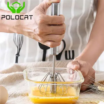 New Egg Yolk Shaker Gadget Manual Mixing Golden Whisk Eggs Spin Mixer  Stiring