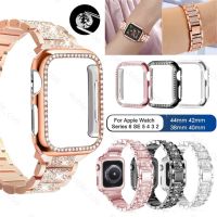 Uonevic Watchband สายคล้องคอสำหรับ Series 7 Diamond Bling Band Strap สำหรับนาฬิกา Series 7 SE 6 5 4 3 41 มม. 45 มม. 40 มม. 44 มม.