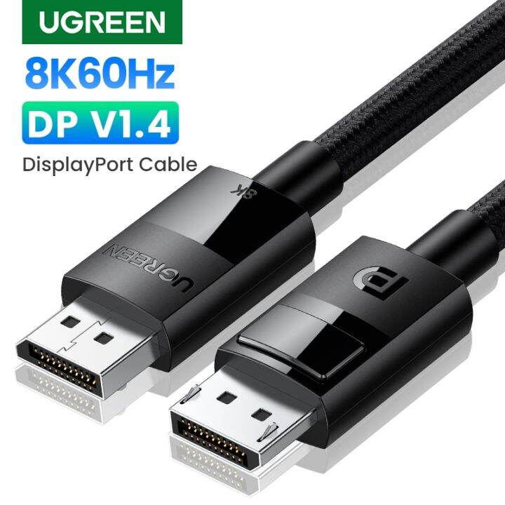 Displayport Audio Video Cables Displayport 1.4 Cable Ugreen Displayport Cable 8k Aliexpress