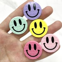 Single Sale Colorful Smiley PVC Shoe Charm Accessories Diy Shoe Buckle Decor Fit Pins Jibz For Crocs Charms X-mas Party Kid Gift