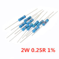 20ชิ้น2W 0.25R 0.25 Ohm 2Watt 1% ตัวต้านทานฟิล์มโลหะ